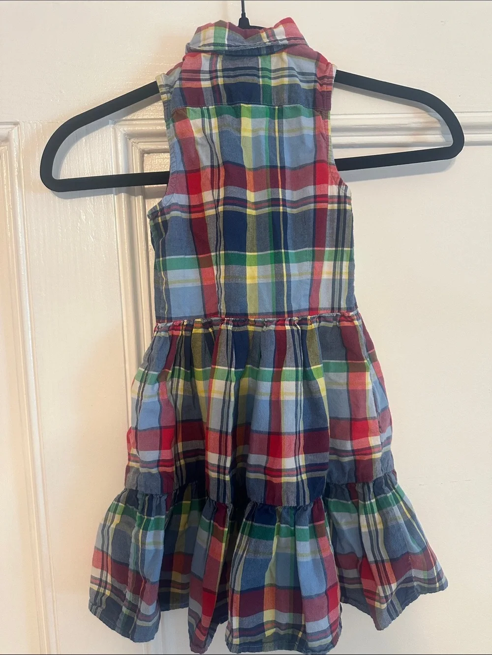 Ralph Lauren- Girl’s Plaid Print Dress- Size 5